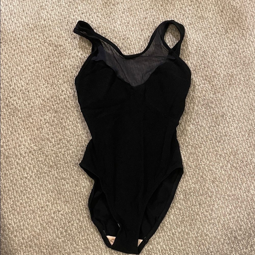 Anne Klein Womens Black One Piece Swim suit.